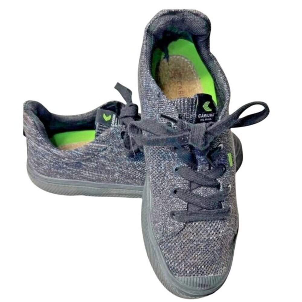Cariuma Womens Shoe‎ Size 8 Gray Knit Eco-Friendly Cork Sustainable Athletic